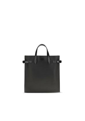 Valentino Garavani Black Calf Leather Bos Taurus Shoulder Bag