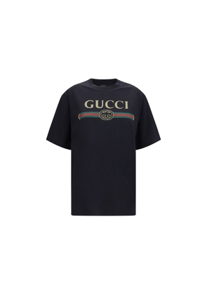Gucci Black Cotton T-Shirt - M