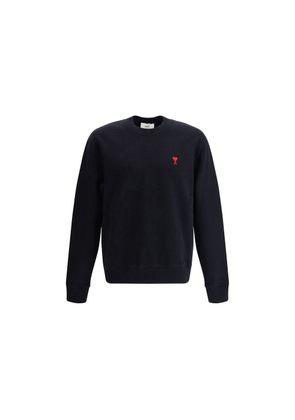Ami Paris Black Cotton Sweatshirt - L