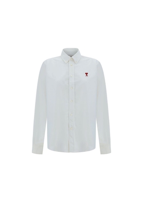 Ami Paris White Cotton Dress Shirt - XS