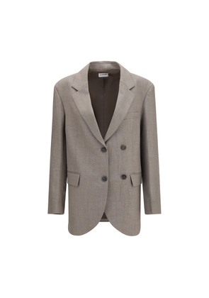 P.A.R.O.S.H. Beige Wool Oves Aries Blazer - S