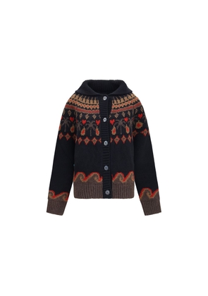 Alanui Multicolor Wool Oves Aries Cardigan - XS