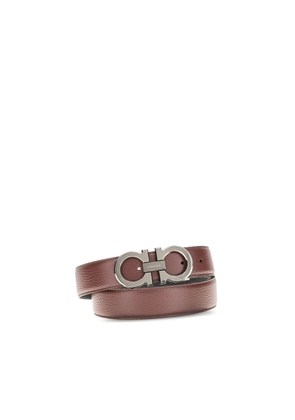 Ferragamo Brown Calf Leather Bos Taurus Belt - 100 cm / 40 Inches