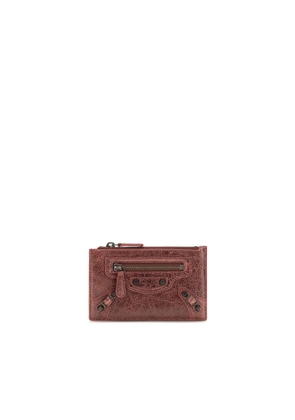 Balenciaga Bordeaux Lamb Ovis Aries Aries Wallet