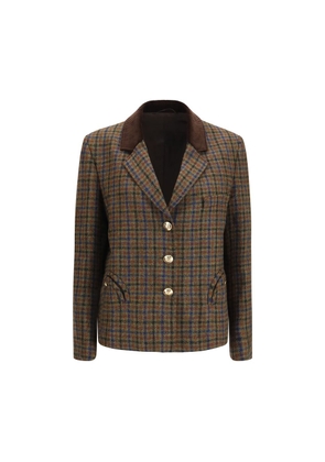Blazé Milano Multicolor Wool Oves Aries Blazer - 0/XS