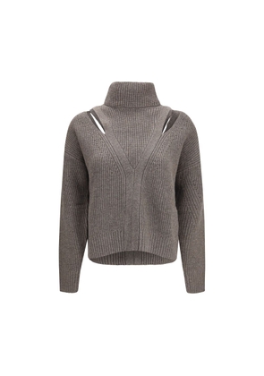 P.A.R.O.S.H. Beige Wool Oves Aries Sweatshirt - M