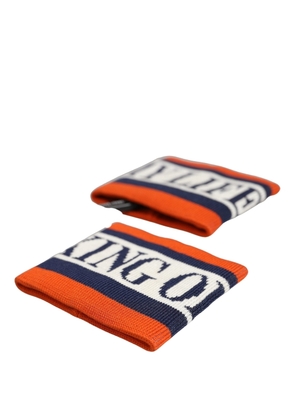 Dolce & Gabbana Set Multicolor Striped Cotton 'King Of My Life' Wristband