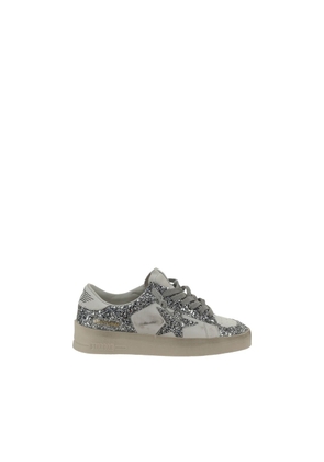 Golden Goose Gray Calf Leather Bos Taurus Low Top Sneakers - EU36/US6
