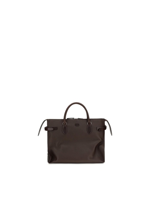 Valentino Garavani Brown Calf Leather Bos Taurus Handbag