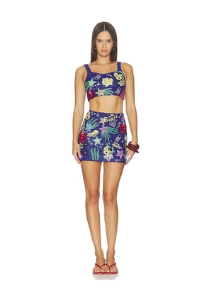 Oceanus X Disney Seabreeze Co-ord in Blue. Size XS. Also in S, M, L.