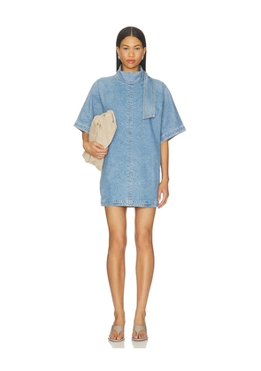 AGOLDE Kembra Dress in Blue. Size XS. Also in S, M, L.