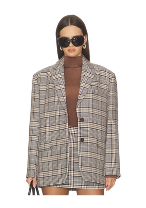 ANINE BING Quinn Blazer in Multi. Size 34. Also in 36, 38, 40.