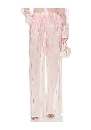 MAY MASHIAH Becca Pant in Pink. Size XS. Also in S, M, L.
