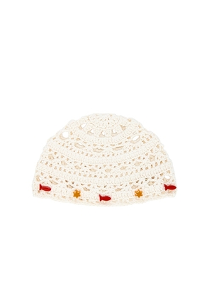 Lack of Color x REVOLVE Crochet Hat in Brown.