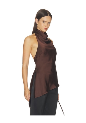 Lovers and Friends Mariana Top in Brown. Size XXS. Also in XS, S, M, L, XL.