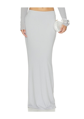 NBD Amreen Maxi Skirt in Grey. Size XXS. Also in XS, S, M, L, XL.