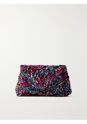 Dries Van Noten - Bead-embellished Embroidered Clutch - Multi - One size