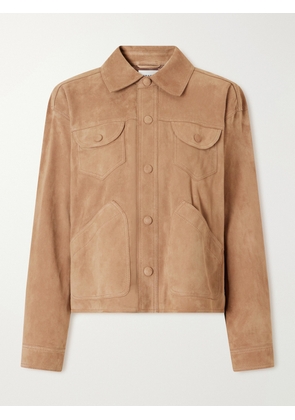 FRAME - Utility Suede Jacket - Neutrals - x small,small,medium,large