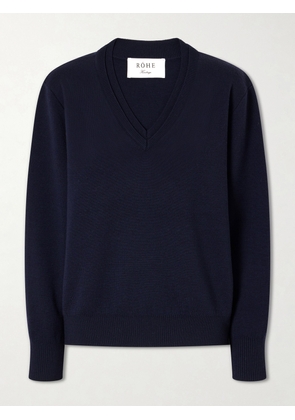 RÓHE - Stretch-wool Sweatshirt - Blue - DK32,DK34,DK36,DK38,DK40,DK42