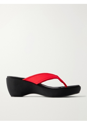 STAUD - Remy Woven Wedge Sandals - Black - IT35,IT35.5,IT36,IT36.5,IT37,IT37.5,IT38,IT38.5,IT39,IT39.5,IT40,IT40.5,IT41,IT42