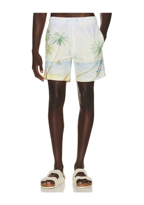 Trunks Surf & Swim Co. Sano 6.5 Swim Short in Multi. Size S. Also in M, L, XL/1X.