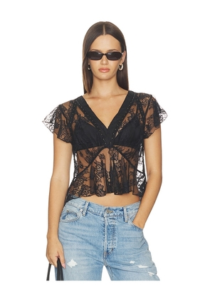 Steve Madden Leyla Top in Black. Size XS. Also in S, M, L, XL.