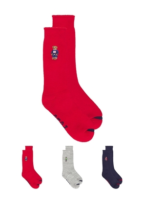 Polo Ralph Lauren Three Bear Socks Gift Box in Multi.