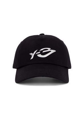 Y-3 Big Lg Cap in Black.