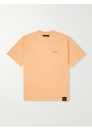 Neighborhood - Logo-Embroidered Cotton-Jersey T-Shirt - Men - Orange - S