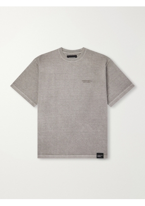 Neighborhood - Logo-Embroidered Cotton-Jersey T-Shirt - Men - Gray - S