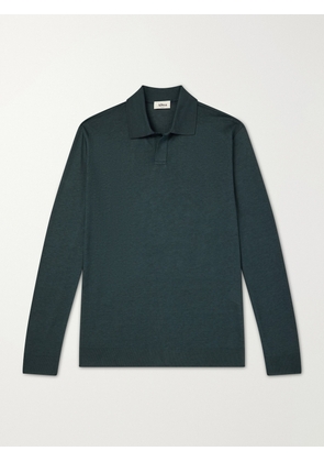 Altea - Pierre Lyocell and Cotton-Blend Jersey Polo Shirt - Men - Green - S