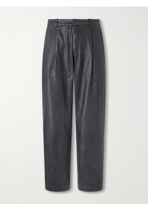 Our Legacy - Straight-Leg TENCEL™ Lyocell Trousers - Men - Black - IT 44