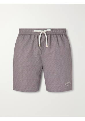 Eleventy - Straight-Leg Mid-Length Swim Shorts - Men - Gray - S