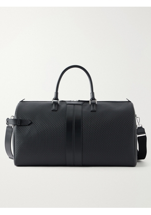 Serapian - Holdall Leather-Trimmed Coated-Canvas Bag - Men - Black