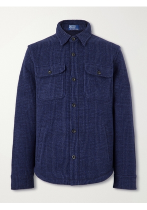 Polo Ralph Lauren - Checked Wool-Blend Shirt - Men - Blue - S
