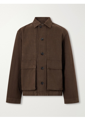 LEMAIRE - Cotton-Twill Jacket - Men - Brown - XS