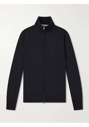 Canali - Wool Zip-Up Sweater - Men - Black - IT 46