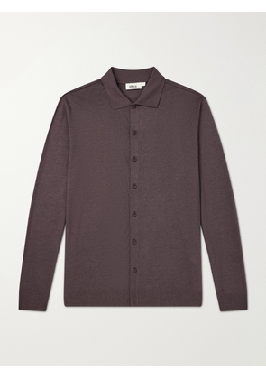 Altea - Julius Lyocell and Cotton-Blend Jersey Shirt - Men - Brown - S