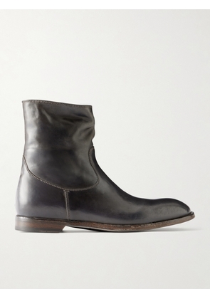 Officine Creative - Leather Biker Boots - Men - Black - EU 41