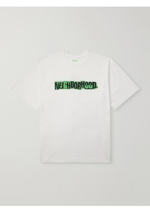 Neighborhood - Logo-Print Cotton-Jersey T-Shirt - Men - White - S