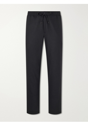 Canali - Straight-Leg Wool-Blend Trousers - Men - Black - IT 46