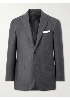 Kiton - Brushed Wool Suit Jacket - Men - Gray - IT 46