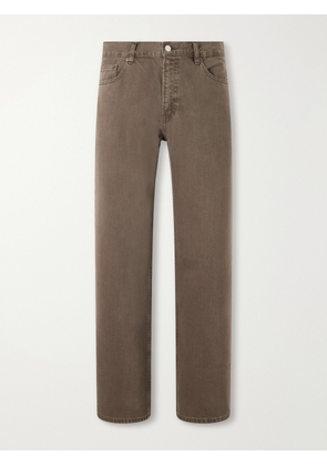 FRAME - Relaxed Straight-Leg Jeans - Men - Brown - UK/US 29