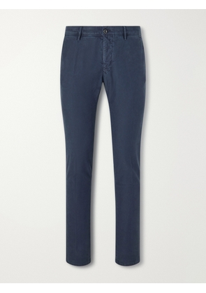 Slowear - Straight-Leg Stretch-Cotton Trousers - Men - Blue - UK/US 28