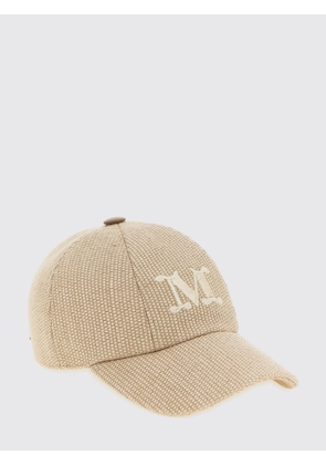MAX MARA Cotton Blend Baseball Cap with Logo