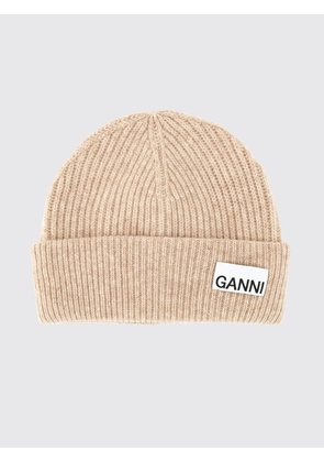GANNI Hat Woman color Beige