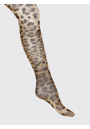 DOLCE & GABBANA Socks Woman color Brown