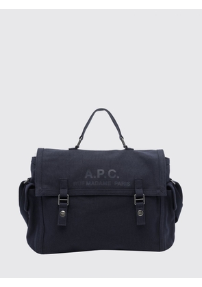 A. P.C. Shoulder Bag Men color Blue