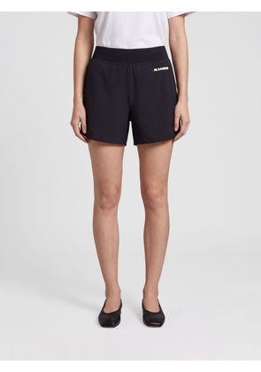 JIL SANDER High-Waisted Technical Fabric Jogging Shorts with Contrast Logo