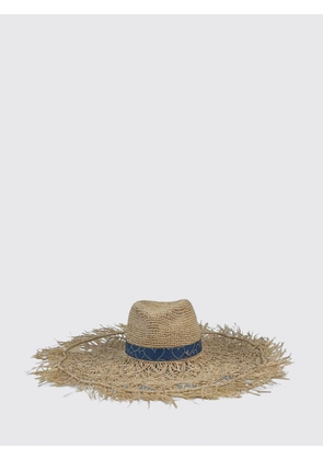 MAISON MICHEL Big Sheryl Fringed Wide-Brim Raffia Hat